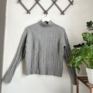 J Crew Ribbed Mockneck Sweater in Supersoft Yarn